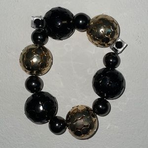 Gold & Black Bracelet